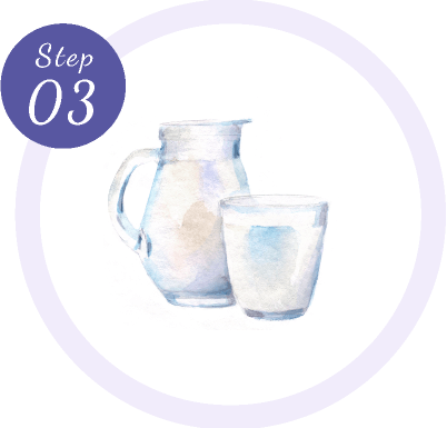 ラドン水をお出しいたします