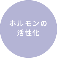 ホルモンの活性化